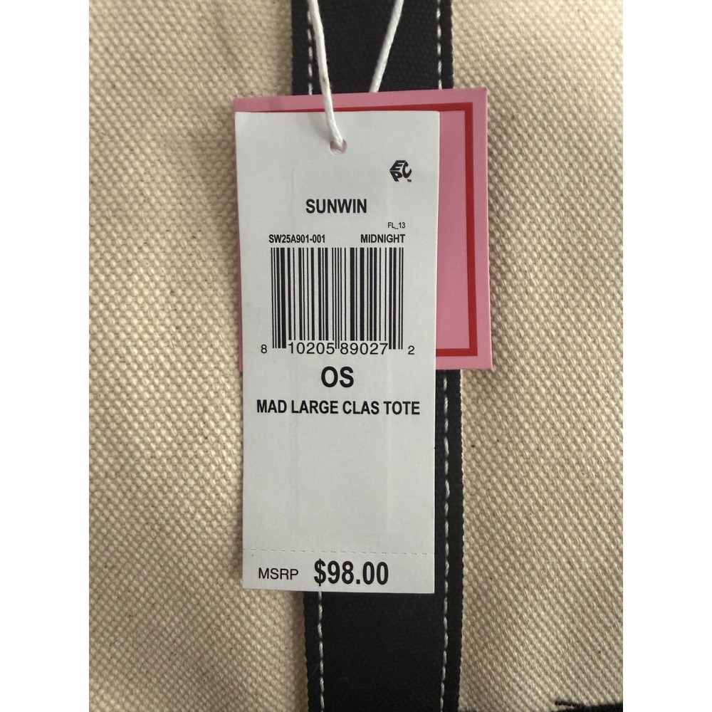 NEW Sunwin Madaket Large Classic Tote Bag Midnight - Picture 5 of 8